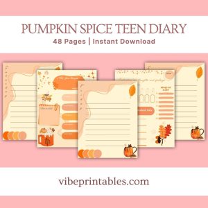 Pumpkin Spice Teen Diary