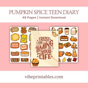 Pumpkin Spice Teen Diary