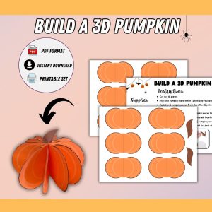 Build A 3D Pumpkin