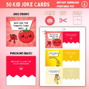 50 Kid Joke Cards