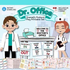 Dr. Office Dramatic Pretend Play Set