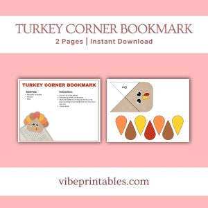 Turkey Corner Bookmark