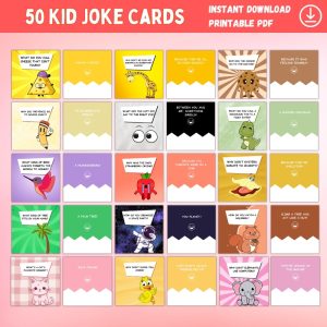 50 Kid Joke Cards