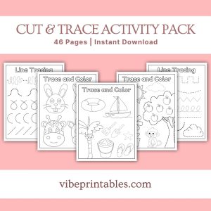 Cut & Trace Activity Pack