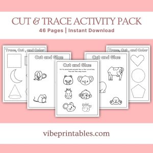 Cut & Trace Activity Pack