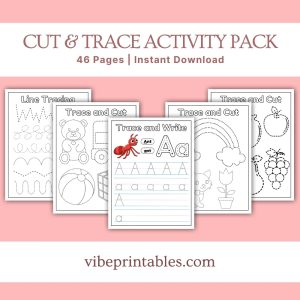 Cut & Trace Activity Pack