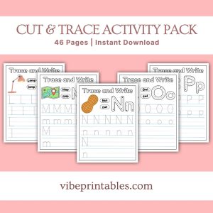 Cut & Trace Activity Pack