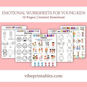 Emotional Worksheets For Young Kids