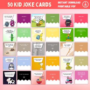 50 Kid Joke Cards