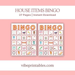 House Items Bingo