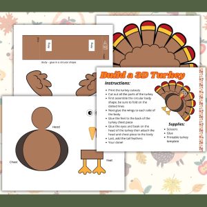 Build A 3D Turkey