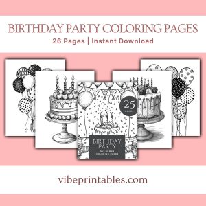 Birthday Party Coloring Pages