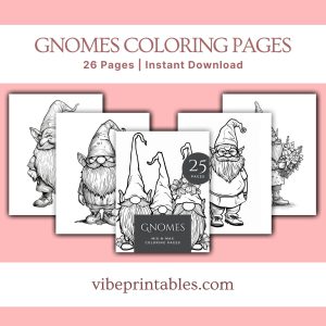 Gnomes Coloring Pages