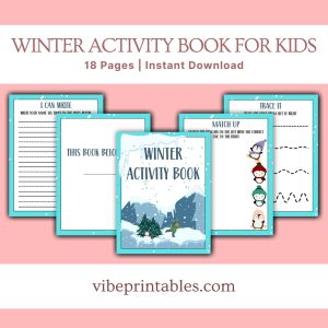 Winter Activity Book For Kids