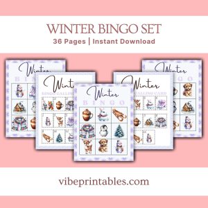 Winter Bingo Set