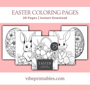 Easter Coloring Pages Set 1