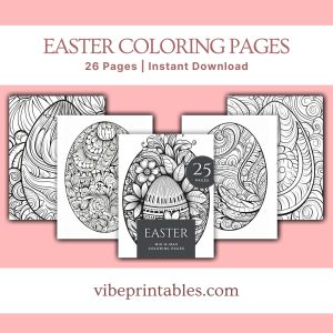 Easter Coloring Pages Set 2