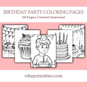 Birthday Party Coloring Pages