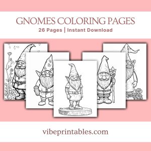 Gnomes Coloring Pages