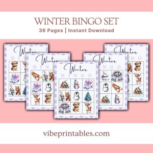 Winter Bingo Set