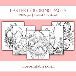 Easter Coloring Pages Set 1