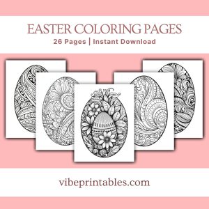 Easter Coloring Pages Set 2