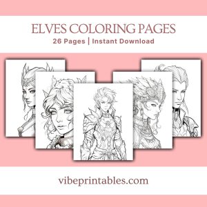 Elves Coloring Pages