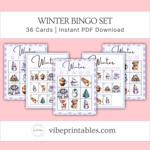 Winter Bingo Set