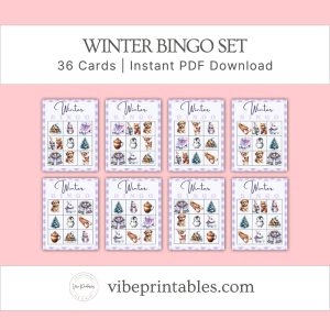 Winter Bingo Set