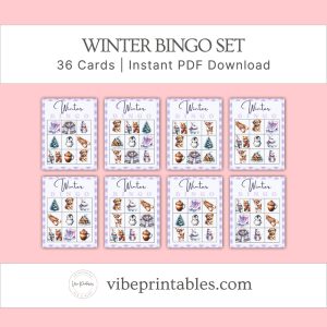 Winter Bingo Set