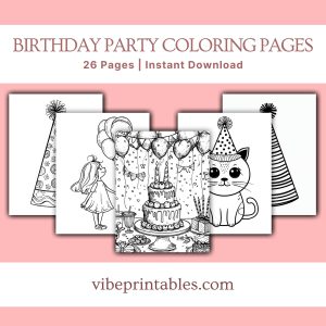 Birthday Party Coloring Pages