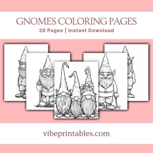 Gnomes Coloring Pages