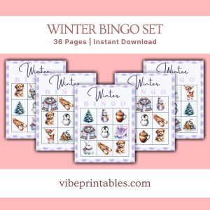 Winter Bingo Set