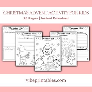 Christmas Advent Activity For Kids