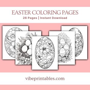 Easter Coloring Pages Set 1