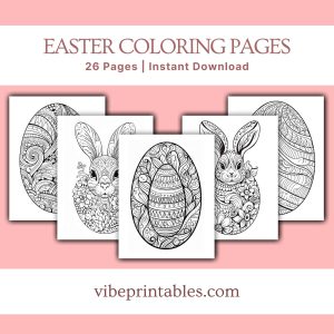 Easter Coloring Pages Set 2