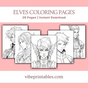 Elves Coloring Pages