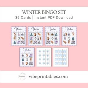 Winter Bingo Set