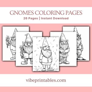 Gnomes Coloring Pages