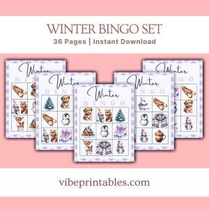 Winter Bingo Set