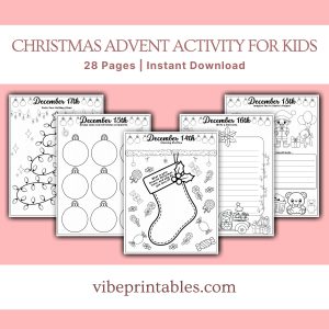 Christmas Advent Activity For Kids