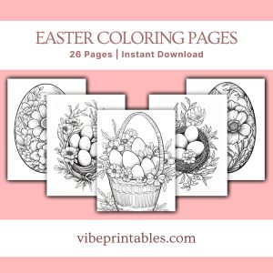 Easter Coloring Pages Set 1