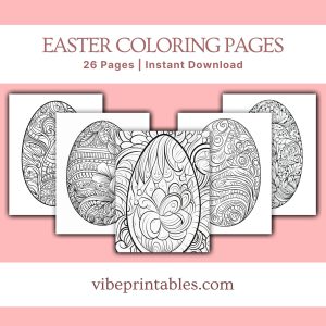 Easter Coloring Pages Set 2