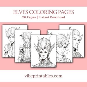 Elves Coloring Pages