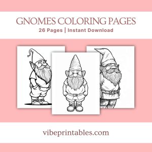 Gnomes Coloring Pages