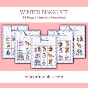 Winter Bingo Set