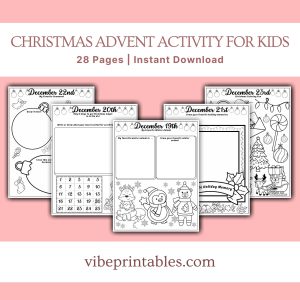 Christmas Advent Activity For Kids