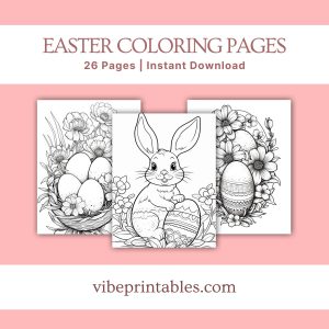 Easter Coloring Pages Set 1