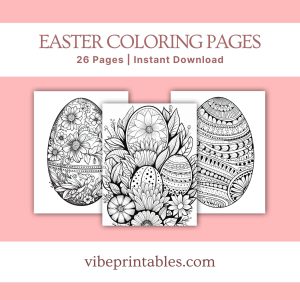 Easter Coloring Pages Set 2