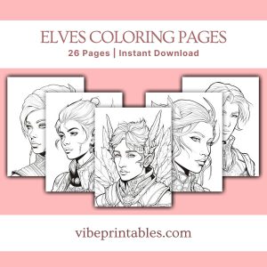 Elves Coloring Pages